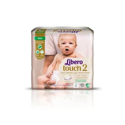 Libero - Touch Str. 2 (3-6 kg.) - 32 st — blöja bäst i test 2026